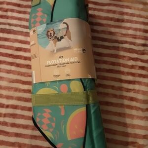Pet Flotation Aid with Fruit Print Sizs Large